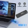 Unidades flash USB de alta velocidade USB 3.1 Pen Drive 2 TB 100% verdadeira capacidade Pendrive 1 TB Memorias USB Flash Drive 512G Cle USB Stick presentes frete grátis