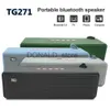 Draagbare luidsprekers 2400 mAh TG271 Bluetooth-luidspreker Draagbare draadloze luidsprekers Luidspreker Waterdicht Buiten Bass Kolom Klankkast USB TF FM J240117