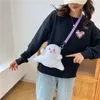 School Bags Japanese Women Ins Cute Cartoon Ghost Backpack Female Shoulder Bag Personality Funny Doll Plush