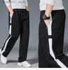 Männer Hosen Männer Lose Sport Lauf Streifen Jogginghose Fitness Training Hosen Mens Gerade Hosen Trainingsanzug Jogging Sportswear Goggers Q240117