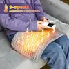 30*59cm Elektrische Heizung Pad Wasserdichte Winter Heizung Bauch Schulter Zurück Schmerzen Relief Physiotherapie Decke Warme Matte Sofa bett 240117