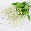 Dekorativa blommor Simulerade Lily of the Valley Fake Flower Bouquetwedding Home Decoration Bouquetartificial Bell Flowerpography Props