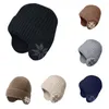 Berets Skullies Beanies Ear Protection Winter Hats Stylish Soft Beanie For Men Women Classic Knit Earflap Hat Warm Cap With Ears