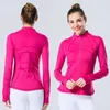 lululs Lemon Designer Sport Jacket Oversize Nuevo Traje de Yoga Mujer Desnuda Cuello de pie Chaqueta Deportiva Correr Fitness Manga Larga Cremallera Abrigo Ropa Deportiva lulumelon