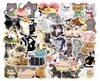 50PCS Kawaii Nette Katze Auto Aufkleber Für Kinder Koffer Schreibwaren Kühlschrank Wasser Flasche Gitarre Laptop Gepäck Aufkleber2187183