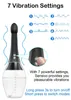 Vibratore elettrico automatico per la pulizia del clistere 7 VModes Uomini Plug anale Dilatatore Pulizia della vagina Giocattoli del sesso per le donne Massaggiatore della prostata 240117