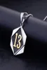 Nouveau hip hop titane acier porte-bonheur numéro 13 men039s pendentif collier entier fret3799634