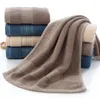 Handduk Bomull Bambu Fiber Bath Face Handdukar Set Badrum Super Soft Breattable Hand Hemtvättduk för vuxna