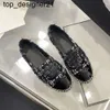 New Casual 2024ss Channel Shoes moda brnad Paris Luxury Designer nero ballerine scarpe da donna trapuntata in vera pelle ballerina scarpe da donna da donna