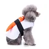 Pet Halloween Costume Christmas Fancy Sukienka odzież Zabawne Cosplay Burgers Pizza Sushi Ubrania dla szczeniąt i kotka 240117