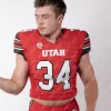 NCAA Utah Utes Camisa de futebol Aaron Lowe Brant Kuithe Vonte Davis Nick Ford Devin Kaufusi Cameron Rising Keegan Markgraf Clark Phillips III