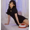 Casual Jurken Zwarte Vintage Jurk Dames Franse Bodycon Designer Elegante Mini Vrouwelijke Koreaanse Gothic Beach Party Sexy Zomer 2024