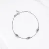 TONGZHE chanceux 925 bracelet à breloques en argent Sterling pour les femmes coupe brillante CZ bracelets réglables bijoux cadeau 240116