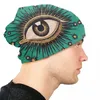 Berets All Seeing Eye Art Skullies Beanies Caps Unisex Inverno Quente Tricô Chapéu Homens Adulto Evil Mystic Eyes Bonnet Chapéus Outdoor Ski Cap