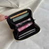 Fashion Short Wallet Money Clip Europe e a Carteira feminina dos Estados Unidos Bolsa de impressão retro zíper Posição de cartão zero zero bolsa 012924a