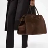 Die Reihe Margaux15 Wildleder Tasche Original mit großer Kapazität Handtasche Pendeln Frauenbeutel