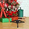 クリスマスの装飾人工ツリースタンド2PCS偽のベースホルダーサポートプラスチッククリスマスの脚