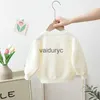 Pullover 1-5Y Kids Girls Knitted Cardigan Sweater Coats Fashion Print Children's Clothing For Girls Outerwear Winter Clothes Sweatshirt H240508