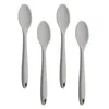 Spoons 4 Pcs Decor Silicone Spoon Non-stick Small Kitchen Supplies Salad Soup Mixing