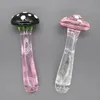 Crystal Mushroom Penis Glass Mens Womens GSpot Anal Butt Plug Beads Masturbation Erotic Expander vuxna Sex Toys Products 240117