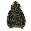 Sweat à capuche pour hommes Full Zip Up Shark Sweats à capuche pour femme Veste de camouflage noire Sweat à capuche bleu Sweat à capuche Homme Femme Pull à manches longues Tech Fleece Cardigan