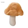 11UA – coussin en forme de champignon 3D, coussin en peluche doux, accompagnement du sommeil, jouet végétal coloré pour enfants, coussins de canapé de maison, 240117