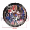 12V 35W moto phare rond cristal phare avant lampe halogène phare pour Honda Sapphire 250 CB400 VTEC I II III IV CB750 VTR25 VT250 CB750 CB900/1000 77A