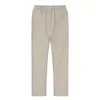 Pantalones cargo blancos de algodón de estilo fino para hombre, pantalones de lino de Color sólido transpirables de primavera para hombre, ropa de calle deportiva, pantalón para hombre 240117