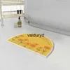 Carpets Semicircle Mats Flower Welcome Entrance Doormats Carpets Rugs For Home Bath Living Room Floor Stair Kitchen Hallway Non-Slipvaiduryd