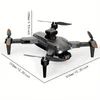 P11MAXGPS UAV- und FPV-Kamera für Erwachsene 4K, faltbares Video-UAV und GPS-Return, bürstenloser Motor, Höhenwartung, GPS-RC-Quadcopter für Anfänger.