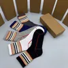 Sportsdesigner Brand H-Letter Socks for Men Long Men's and Women's Tube Spring Summer Thin Business 5 Par of-Socks 6dn3