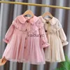 Tench coats Lawadka Spring Autumn Baby Girl Trench Coat Cotton Lace Fashion Children Outerwear Long Sleeve Kids Clothes Windbreaker For Girl H240508