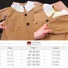 Jackor Girls 'Autumn Windbreaker British Cute Baby Women's Coat Single Breasted Children's Winter Dress Top 90cm-140 cm kläder