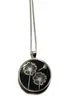 Pendant Necklaces Dandelion Necklace- Wish Dangle Jewelry - White Flower