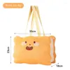 Trasportino per cani Borsa per gatti per animali domestici Spalla portatile Cartone animato Sweetheart Biscotto Forma animale Zaino diagonale antivento caldo autunno e inverno