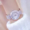 Wristwatches BS Bee Sister Full Diamond Watch For Women Free Shiping Waterproof Elegant Dress Ladies Relogio Feminino 2024