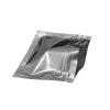 200 st/parti 7,5*6 cm svart glansig aluminiumfolie zip lås väska kaffepärlpaket väska kapsel luktsäker förvaring mylar packing påse ll ll