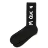 Chaussettes pour hommes Chaussettes pour hommes Femme Sports de plein air Bas Tide Marque Adolescent Étudiant Hip Hop Style Alphabet Brodé Athlète Jambe Drop Deli Dhsmo