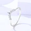 Fashion Moissanite Wedding Ring Set Gold Plated Sier Moissanite Diamond Set Women Ring Jewelry