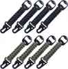 8st QingGear Handgutat Paracord Carabiner Clip Lanyard med flasköppnare Keyring för ryggsäckar Väskor Keys Pures Pants och More2960438