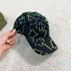 Ontwerper Emmer Hoeden Voor Heren Dames Jongere Zwarte Baseball Caps Mode Volledige Groene Letters Bloemen Vissershoed Trendy Vintage Zonnehoeden