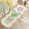 Tappeti Tappeto per camera da letto Simpatico cartone animato Plaid Peluche Bambini Comodino Tappeto Decorazione della casa Soggiorno Floreale IG Fluffy Mat Tapis vaiduryd