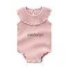 Sets Twins Baby Clothes Summer Clothing Newborn Baby Girl Boys Solid Bodysuit Sleeveless Jumpsuit Playsuit Outfit Clothes 0-12M H240508