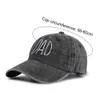 Casquettes de baseball Papa maman broderie casquettes de Baseball hommes femmes rétro lavé coton Snapback papa casquettes Sports de plein air visière chapeau de soleil YQ240117