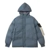 Designer jaqueta de luxo pedra tendência puffer jaqueta casaco grosso quente ao ar livre casual puffer windbreak mens jaquetas outono inverno jaqueta marca loja de fábrica agradável