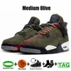 Jumpman 4 4s Basketbalschoenen voor heren Vivid Sulphur Cacao Wow Medium Olive Panda Midnight Navy Military Black Cat University Blue Sail Sports Dames Sneakers Trainers