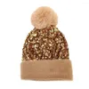 Bérets élégant dame casquette bonnet paillettes automne hiver chaud tricoté bonnet amovible boule de cheveux