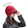 Baretten Damesmode Emmer Hoed Visser Bescherming Hoeden Winter Warme Dikke Motorkap Panama Slouchy Rode Schedel Beanie Cap