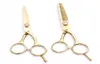 C1020 55quot Japan Steel Anpassad logotyp Laser Professional Human Hair Scissors Barbers039 sax som klipper tunnare SCISSOR4657206