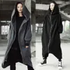 Women's Leather Faux Leather Plus Size Women Jacket Oversized Spring Hooded Long Sleeve Zipper Maxi Loose Hoodies Sweatshirt Coat Long Jacket YQ240116